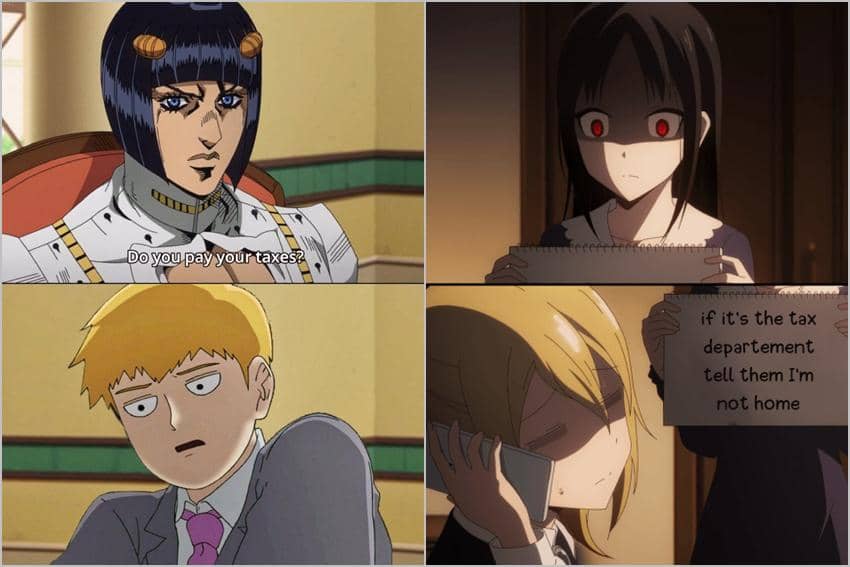 8 Meme Anime tentang Pajak, Elf Ikut Bayar?