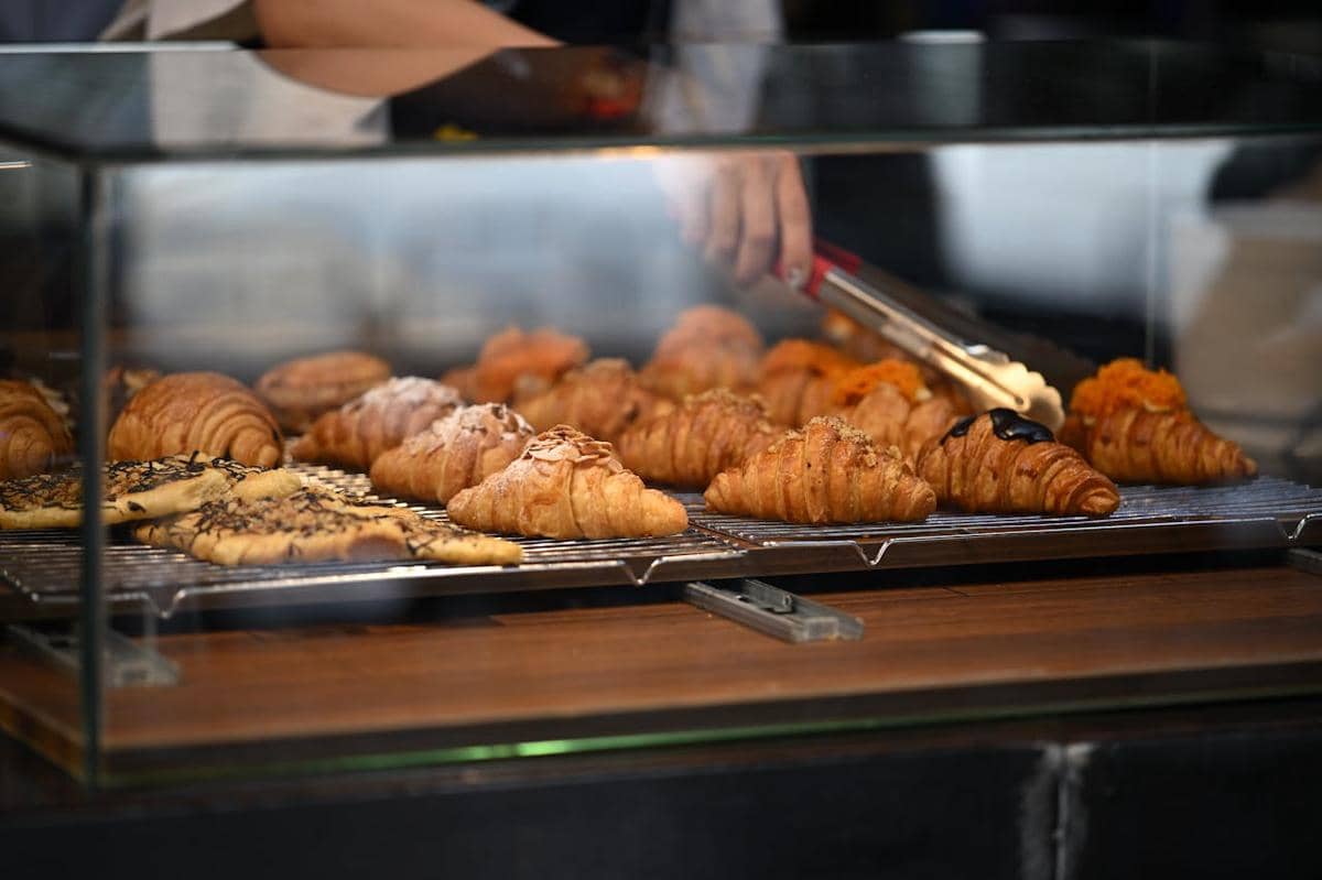 Ilustrasi kafe bakery