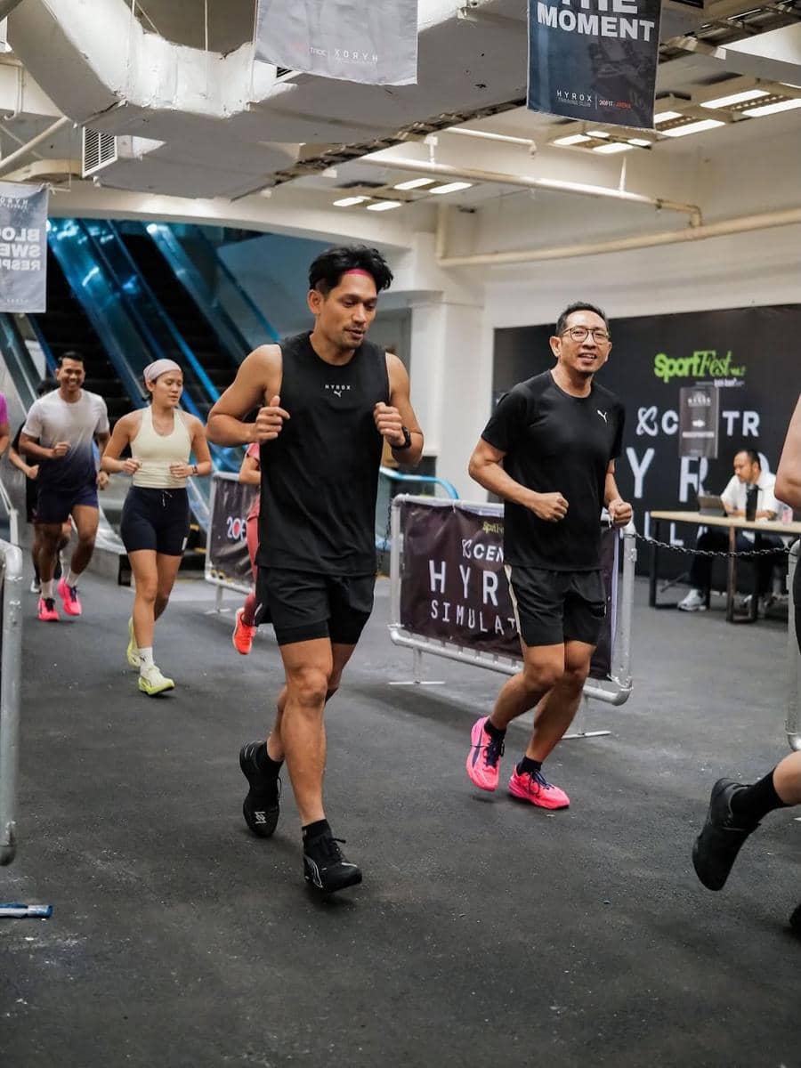 Ibnu Jamil dan Ririn Ekawati ikut latihan hyrox