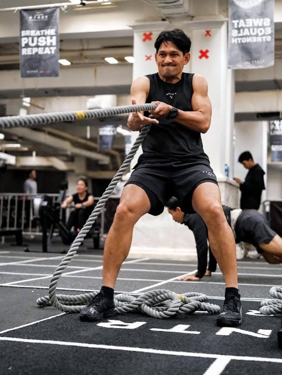 Ibnu Jamil dan Ririn Ekawati ikut latihan hyrox