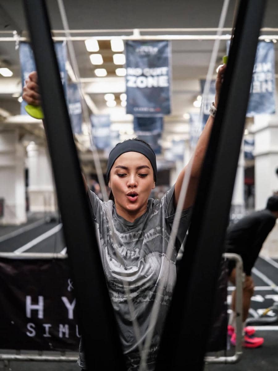 Ibnu Jamil dan Ririn Ekawati ikut latihan hyrox