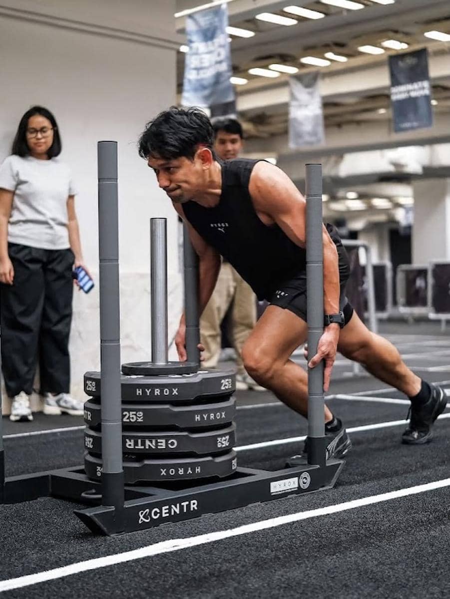 Ibnu Jamil dan Ririn Ekawati ikut latihan hyrox