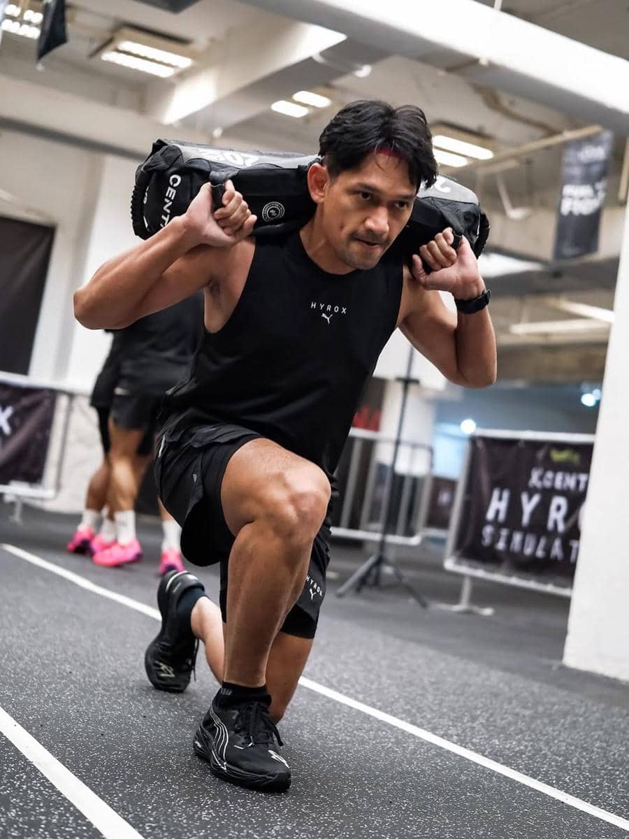 Ibnu Jamil dan Ririn Ekawati ikut latihan hyrox