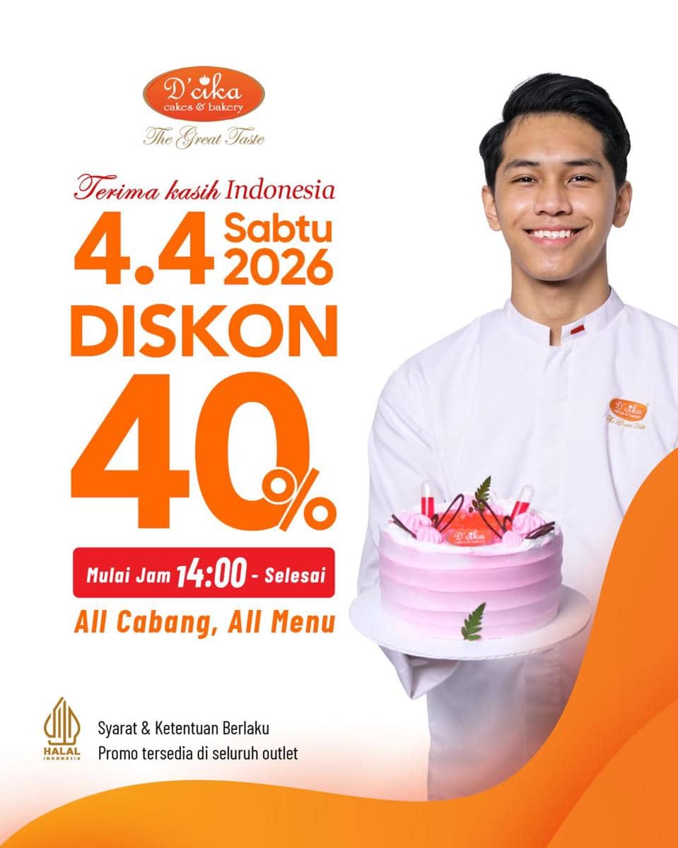 Promo 4.4 di D'Cika Bakery