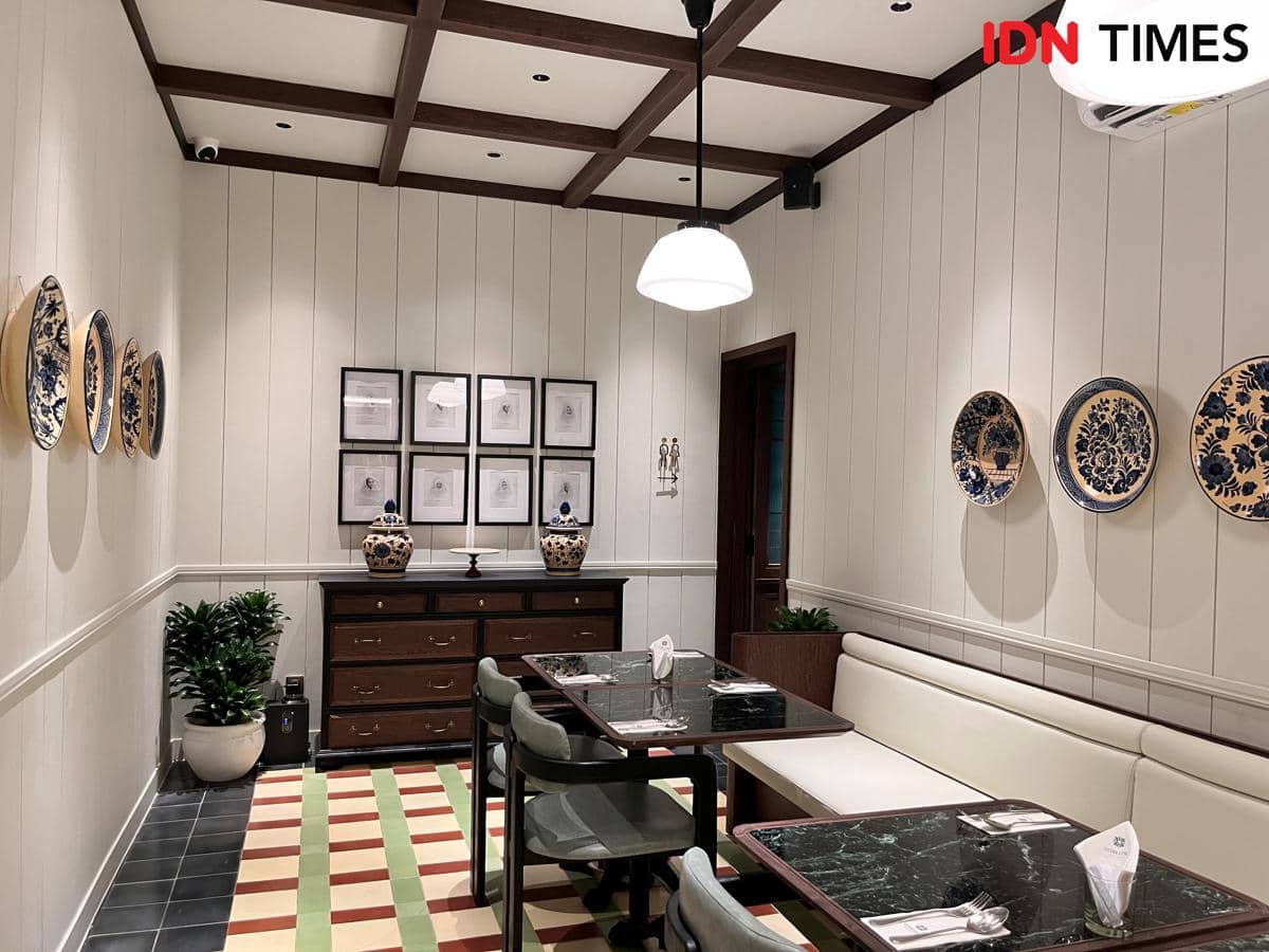 Potret area makan Uma Oma Heritage, Menteng, Jakarta Pusat 