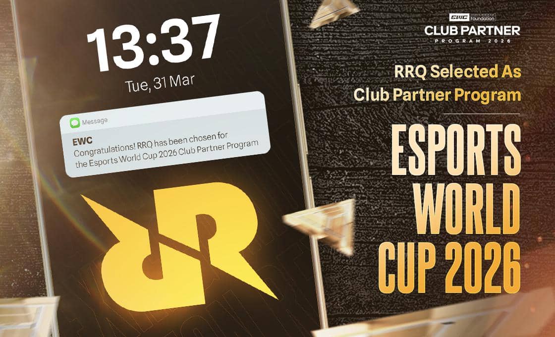 Team RRQ Kembali Terpilih dalam EWCF Club Partner Program 2026!