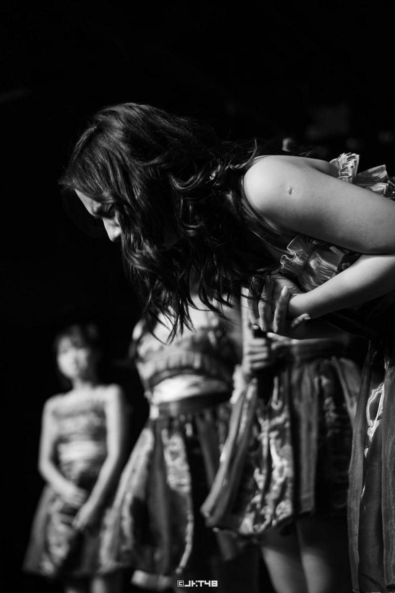 Chelsea Davina saat umumkan akan segera lulu dari JKT48