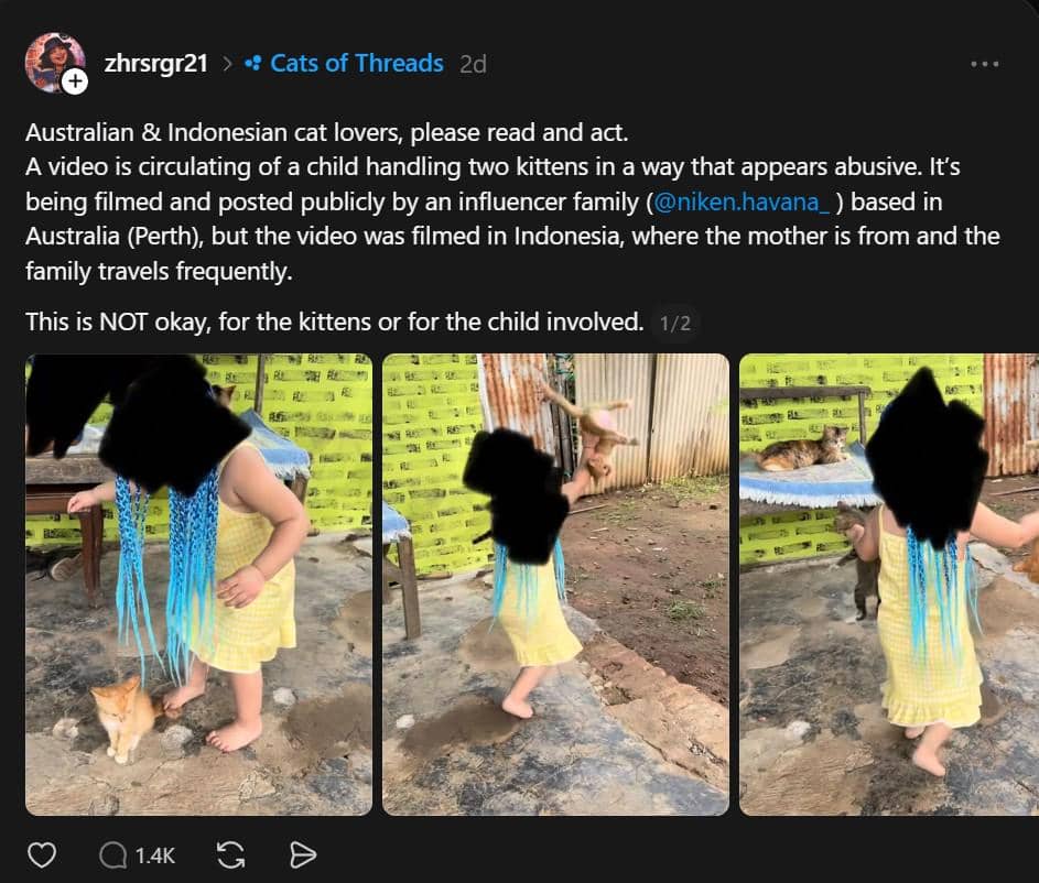 Niken Havana viral di Threads