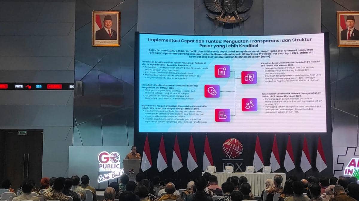 Kepala Eksekutif Pengawas Pasar Modal, Keuangan Derivatif dan Bursa Karbon (PMDK) OJK Hasan Fawzi. 