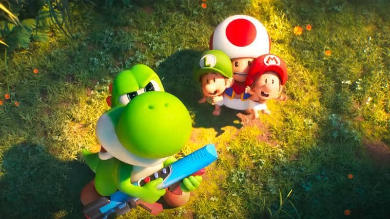 Yoshi, Baby Luigi, Toad, Baby Mario di film The Super Mario Galaxy Movie)
