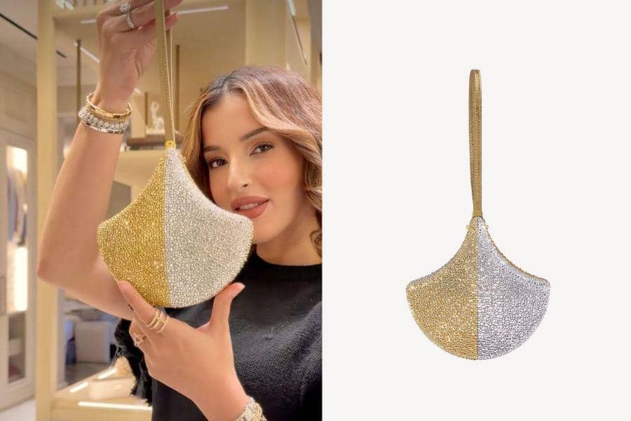 Detail Bvlgari Ginkgo Clutch Tasya Farasya, Harga Mencapai 100 Jutaan