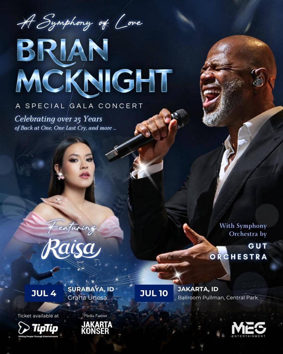 konser Brian McKnight di Indonesia 2026