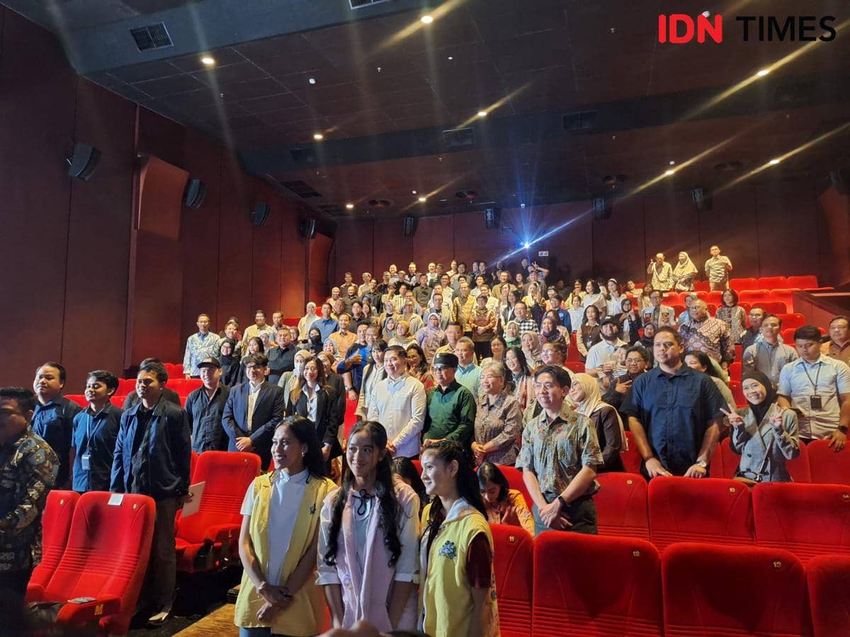 Sejumlah Menteri dan Wakil Menteri hadiri screening Pelangi di Mars di Plaza Senayan