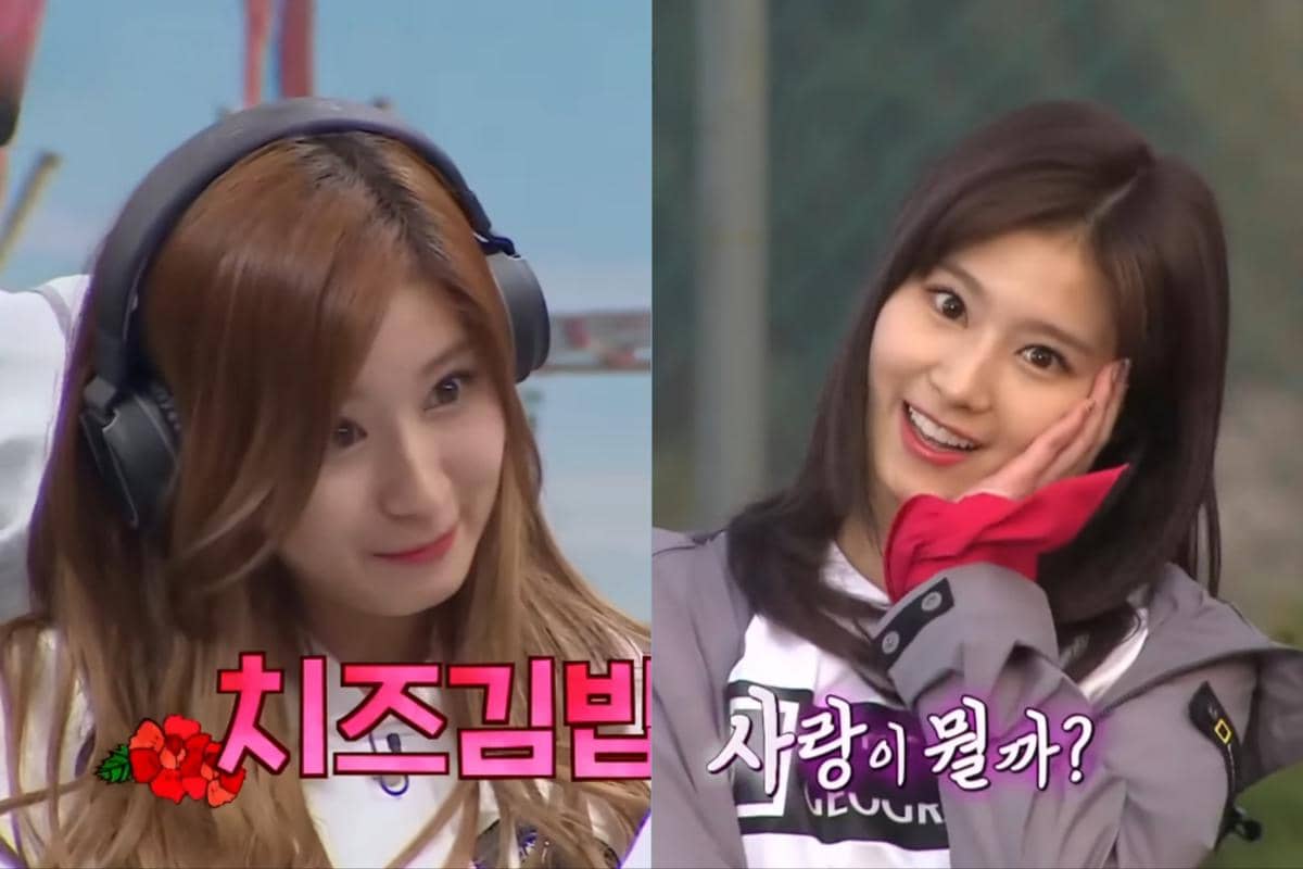 momen aegyo Sana TWICE saat mengucap frasa ikonik "Cheese Kimbap" sekaligus memperlihatkan kelihaiannya saat bermain puisi akrostik