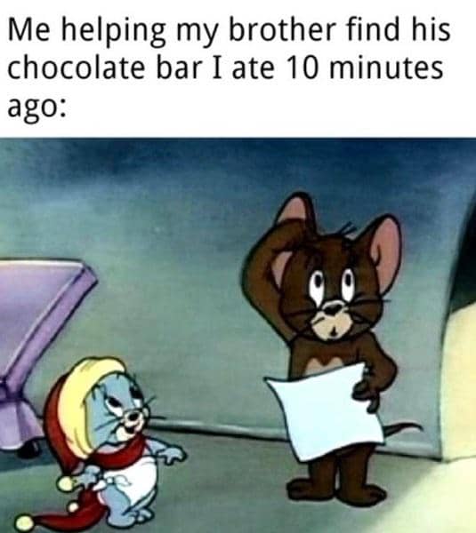 meme kartun tentang adik cowok