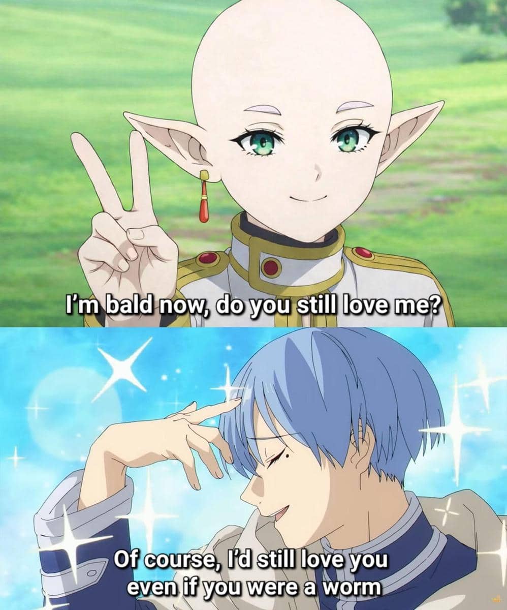 meme anime tentang kepala botak