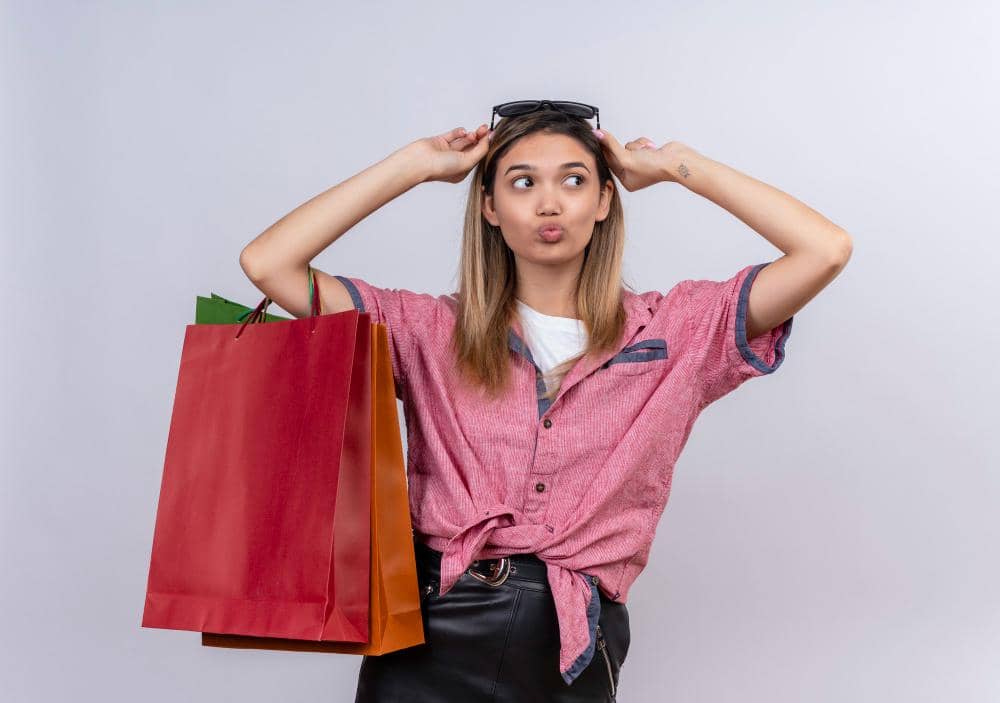 ilustrasi berbelanja