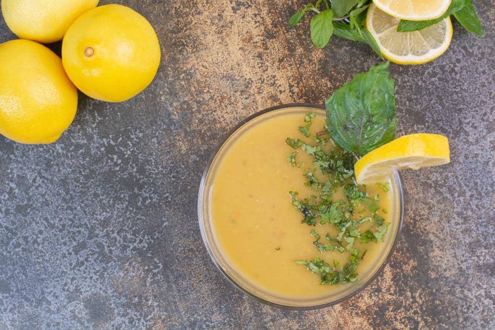 Lemon butter sauce.