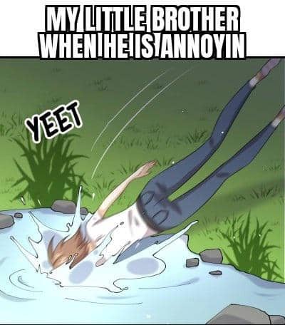 meme kartun tentang adik cowok