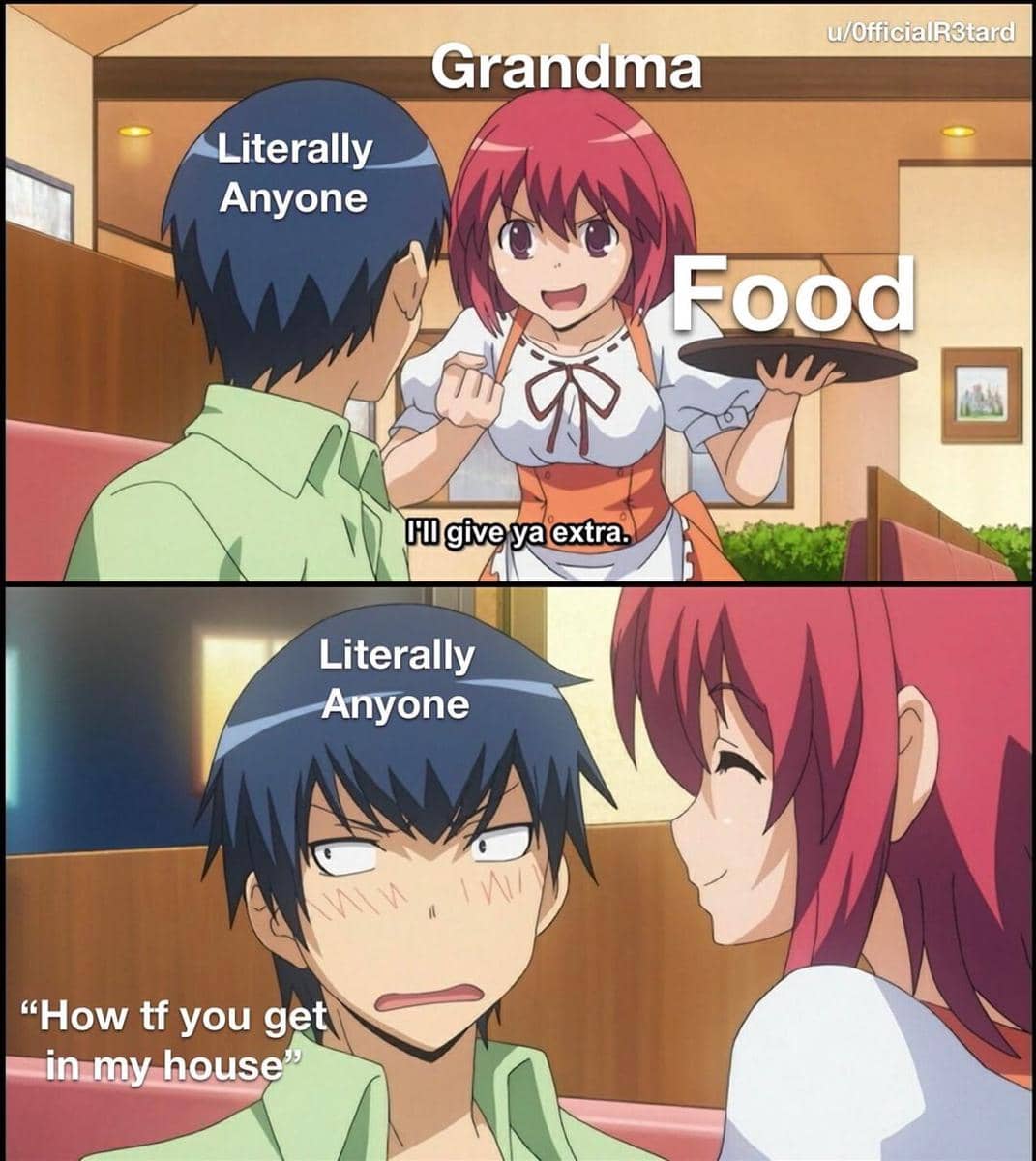 meme anime tentang orang asing