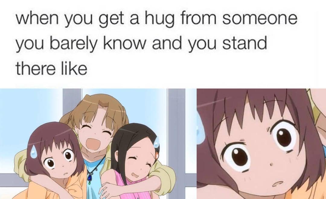 meme anime tentang orang asing