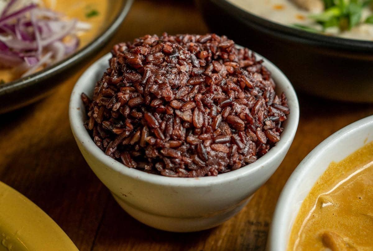 Ilustrasi nasi merah