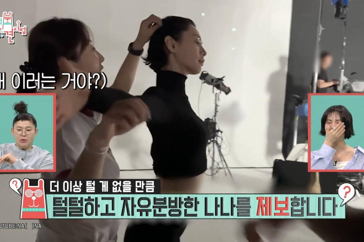 Nana dalam reality show Omniscient Interfering View 