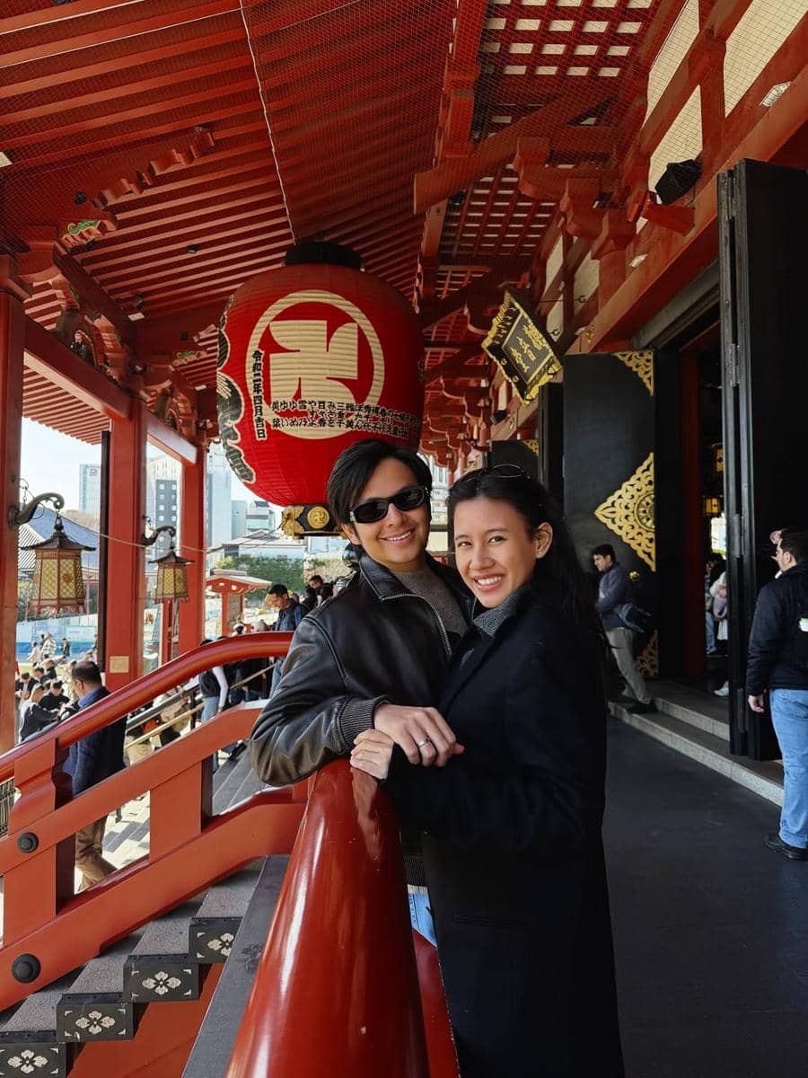 Angga Yunanda dan Shenina Cinnamon liburan 