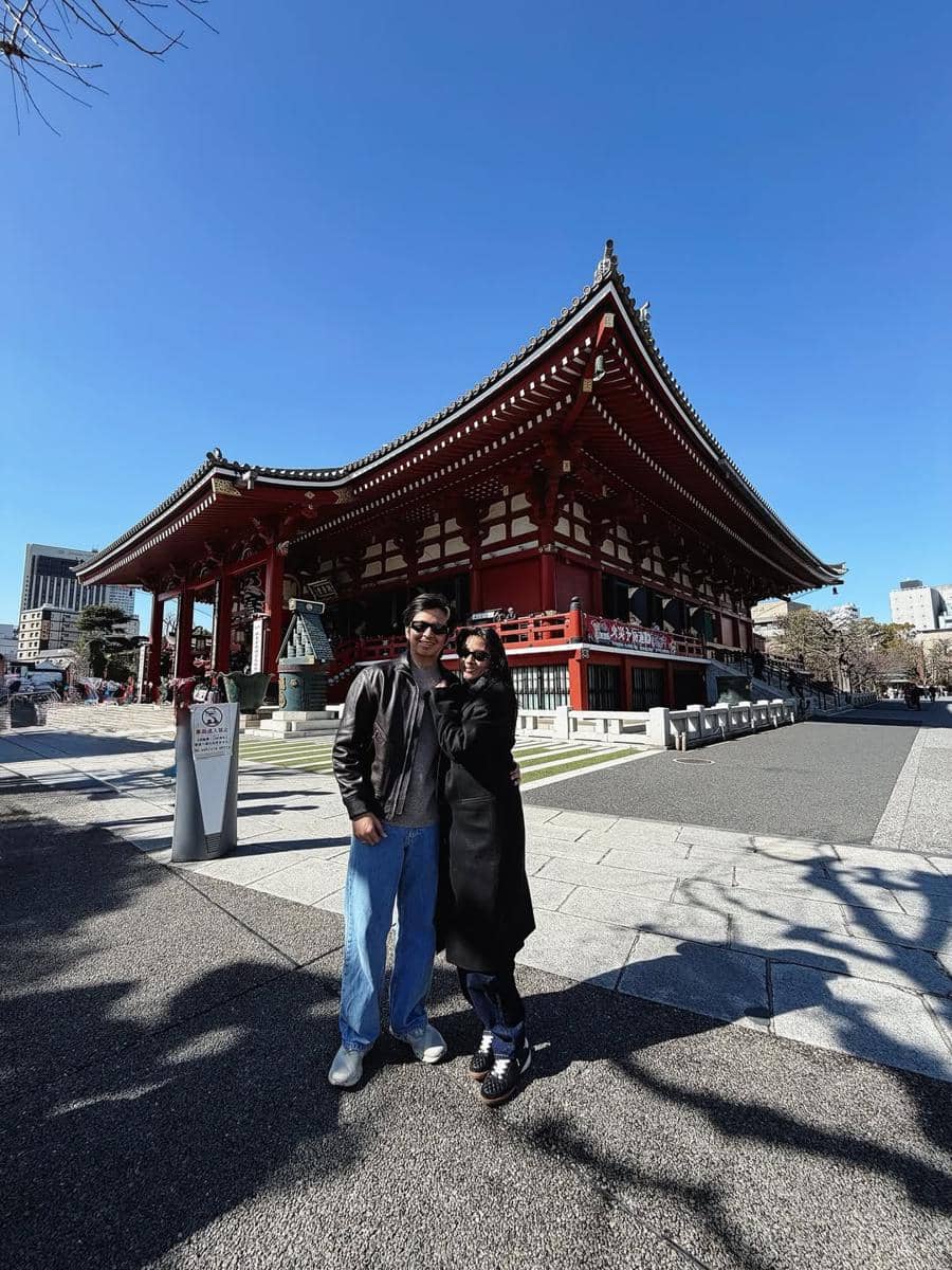 Angga Yunanda dan Shenina Cinnamon liburan 