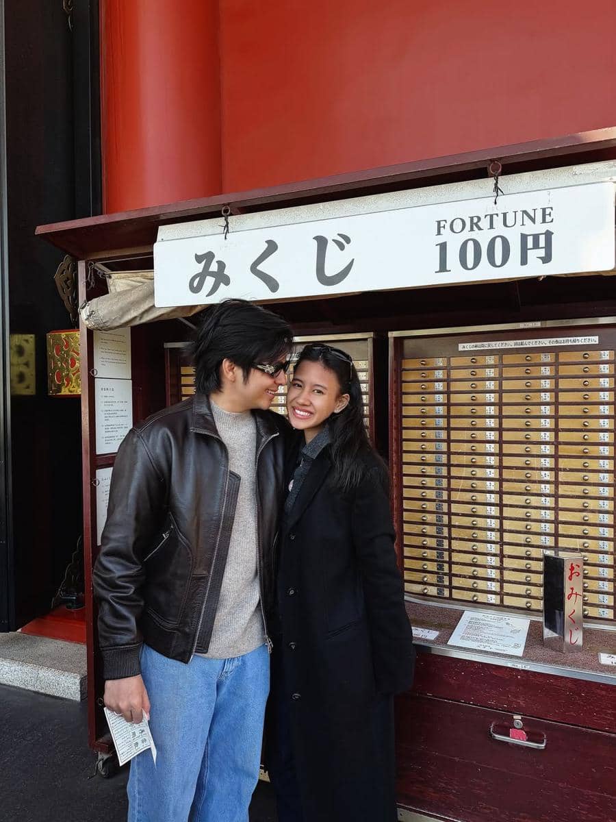 Angga Yunanda dan Shenina Cinnamon liburan 