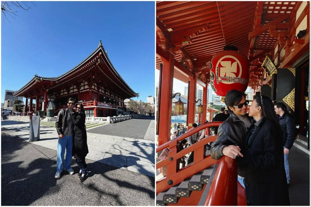 8 Potret Angga Yunanda dan Shenina Cinnamon saat Liburan di Jepang