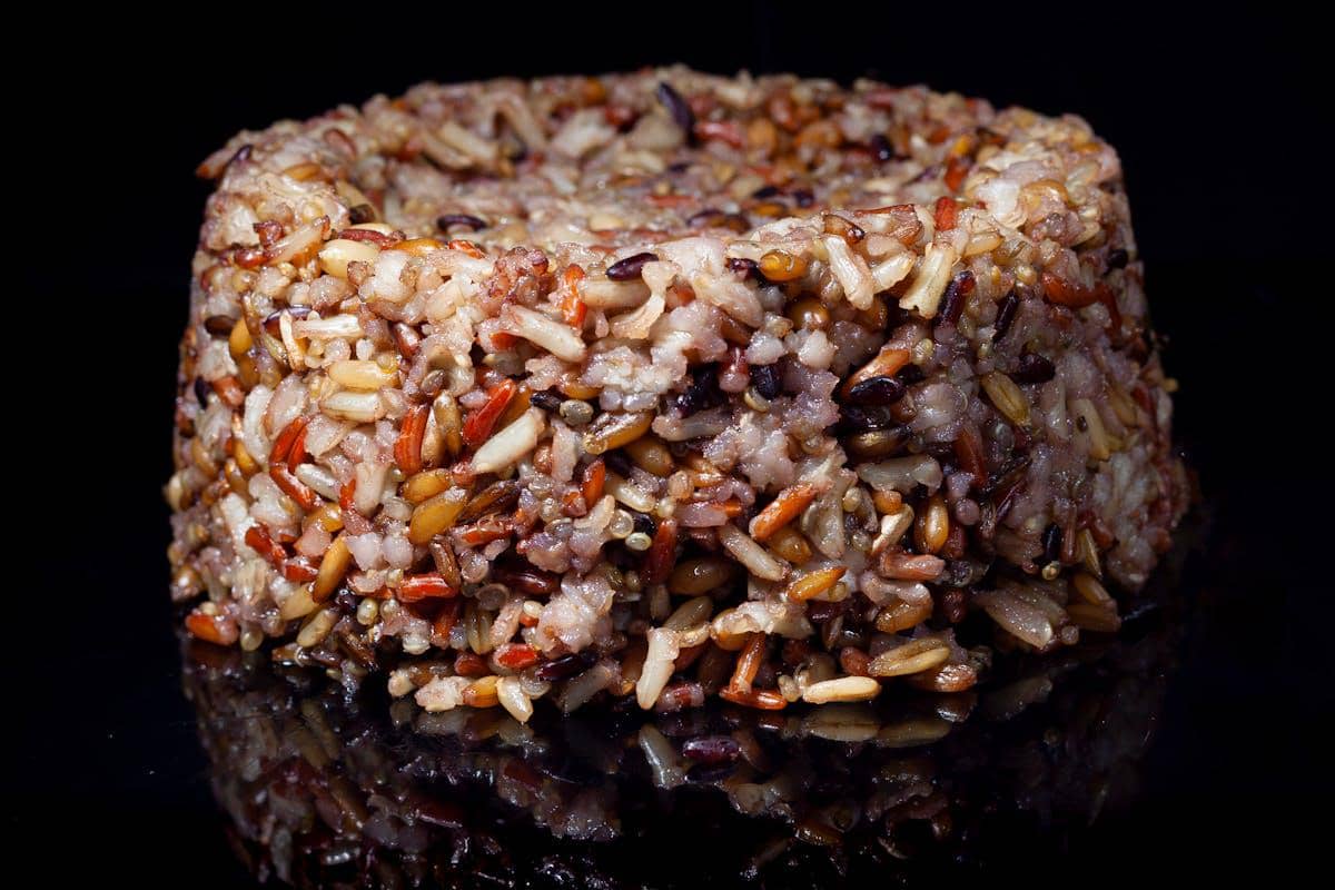 Ilustrasi nasi merah