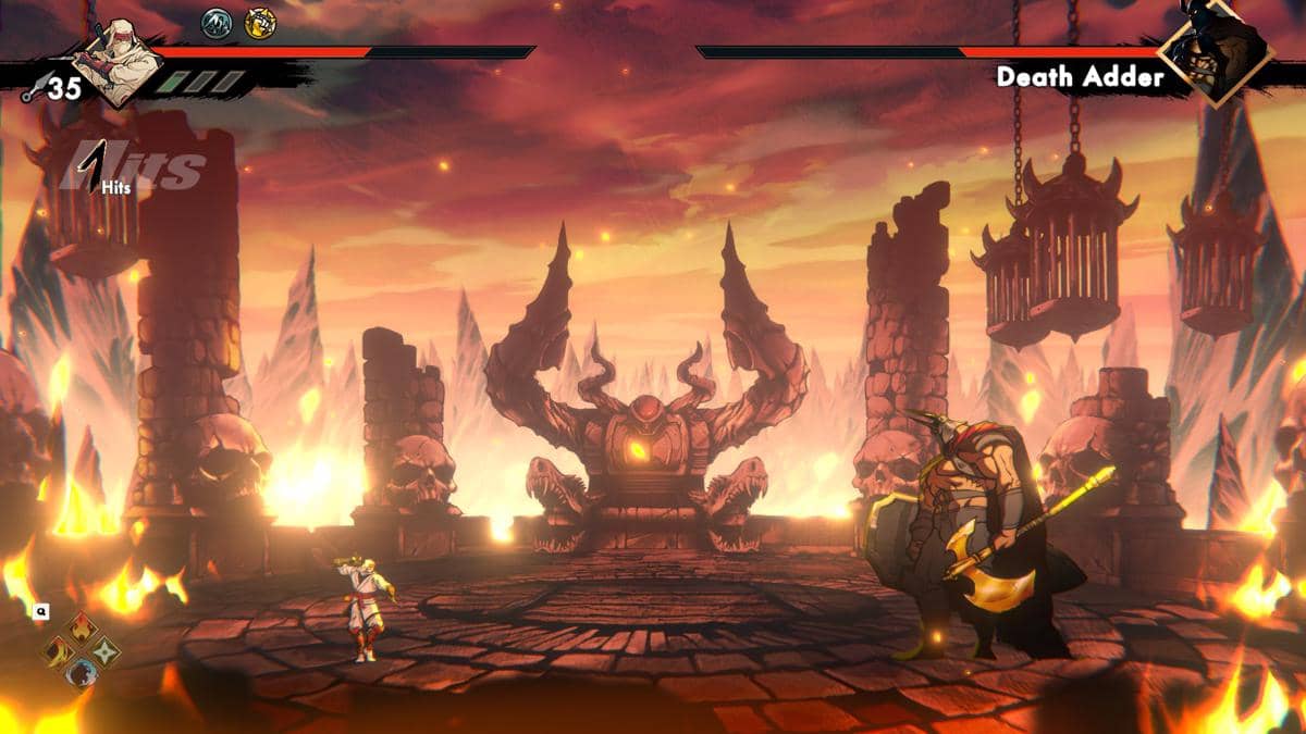 Screenshot Shinobi: Art of Vengeance SEGA Villains Stage DLC, versi Steam. (D