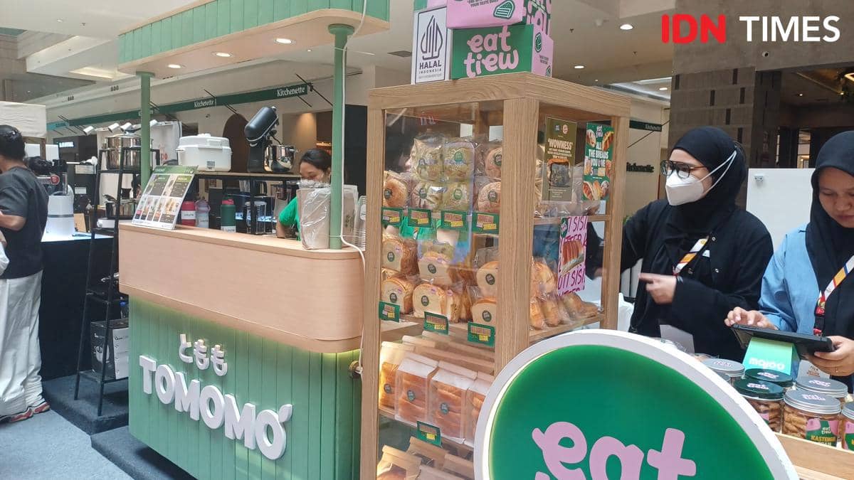 Potret tenant kuliner di Yummy Expo 2026 di Kota Kasablanka, Jakarta Selatan