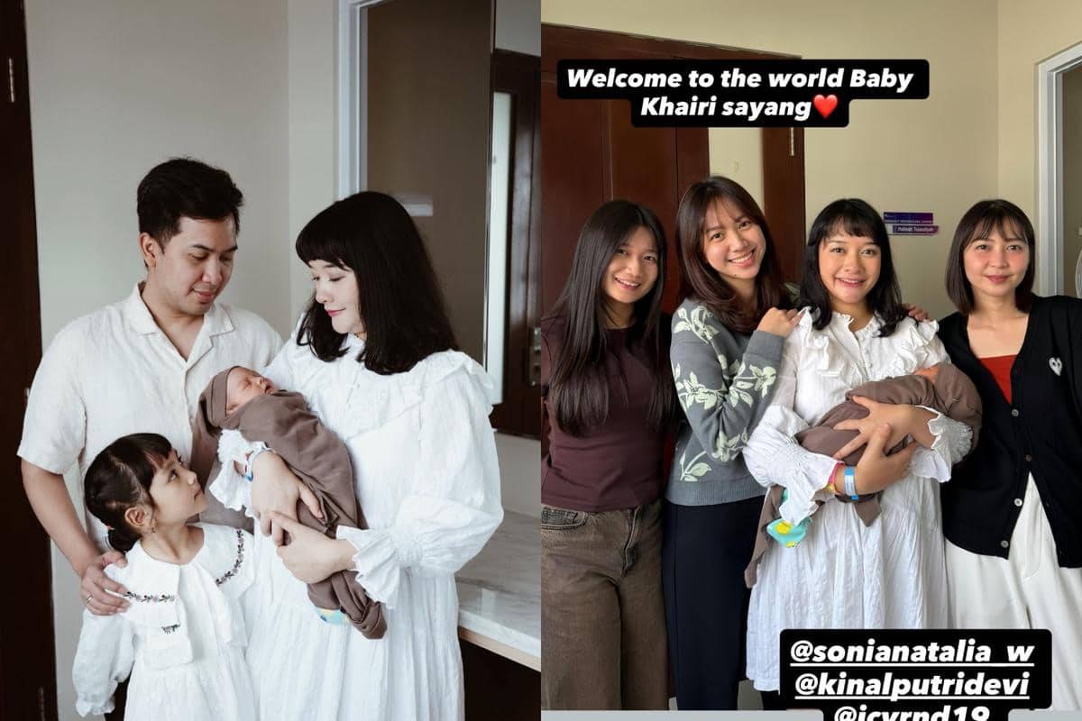 7 Potret Kinal Usai Lahirkan Anak Kedua, Dijenguk Eks Member JKT48