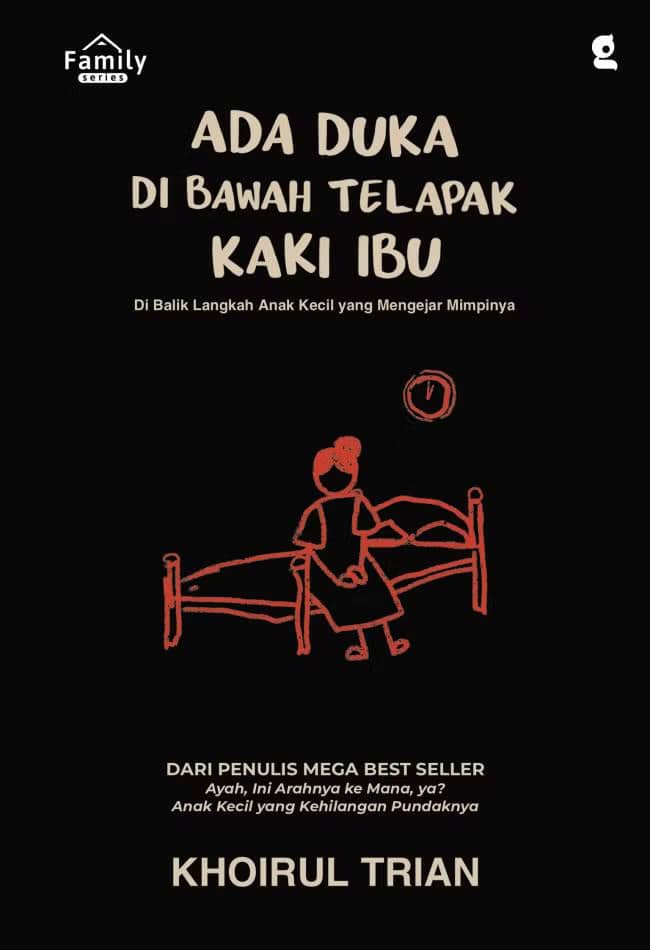 Buku “Ada Duka di Bawah Telapak Kaki Ibu” (cover buku via Gramedia)