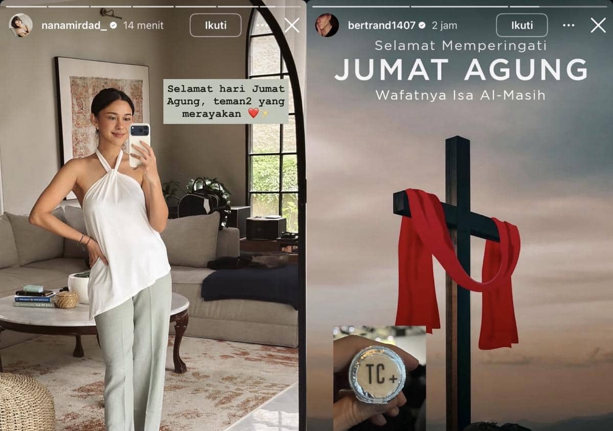 Deretan Artis Indonesia Sampaikan Ucapan Selamat Jumat Agung 2026