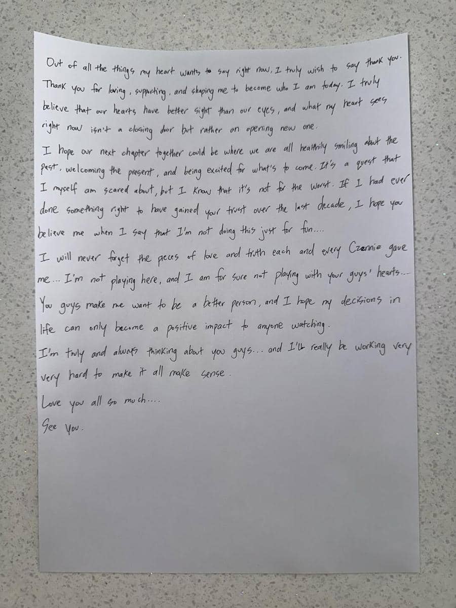 Mark tulis surat menyentuh usai umumkan keluar dari NCT 