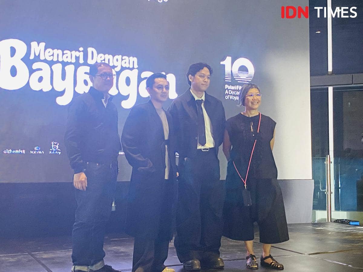 potret Hindia di acara pengumuman slate film 2026 Palari Films, Kamis (2/4/2026) 