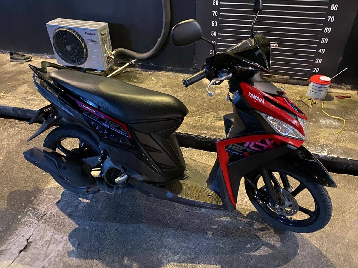 Barang bukti sepeda motor yang dibawa kabur pelaku begal di Pangkep, Sulsel. (Dok. Resmob Polda Sulsel)