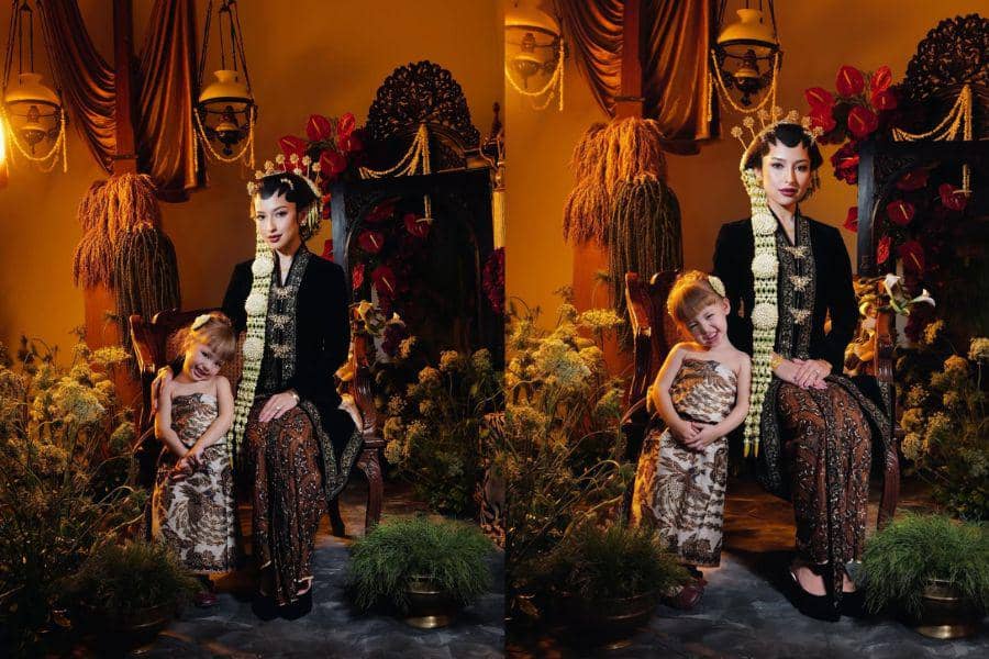Inspirasi Foto Ibu-Anak dalam Adat Jawa ala Jennifer Coppen, Gemas!
