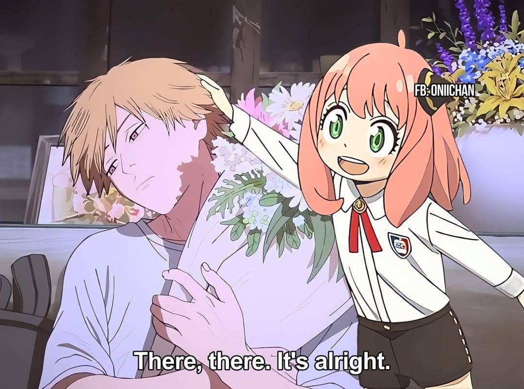 meme Anya ikut campur di anime lain