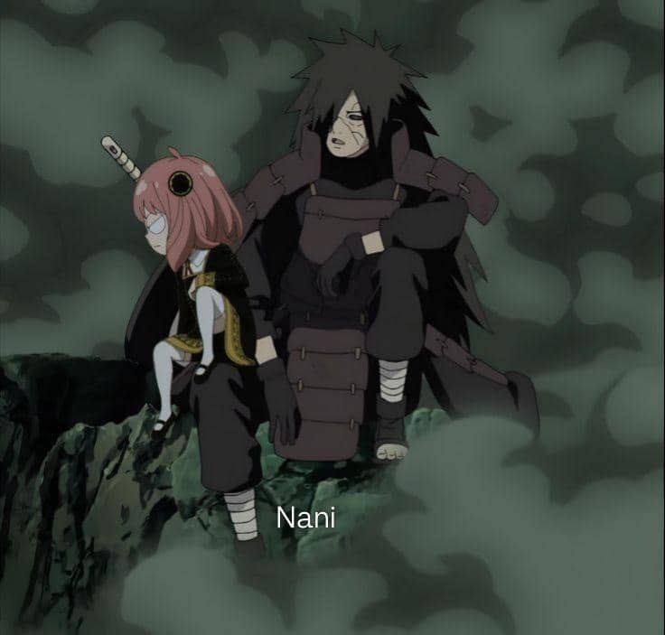 meme Anya ikut campur di anime lain