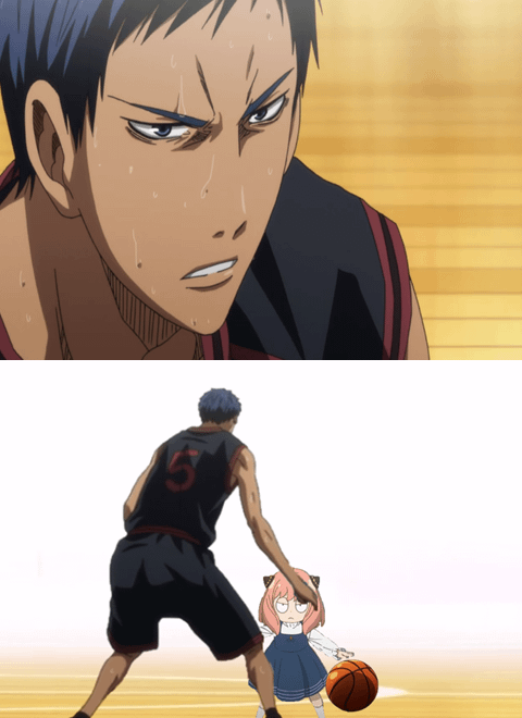 meme Anya ikut campur di anime lain