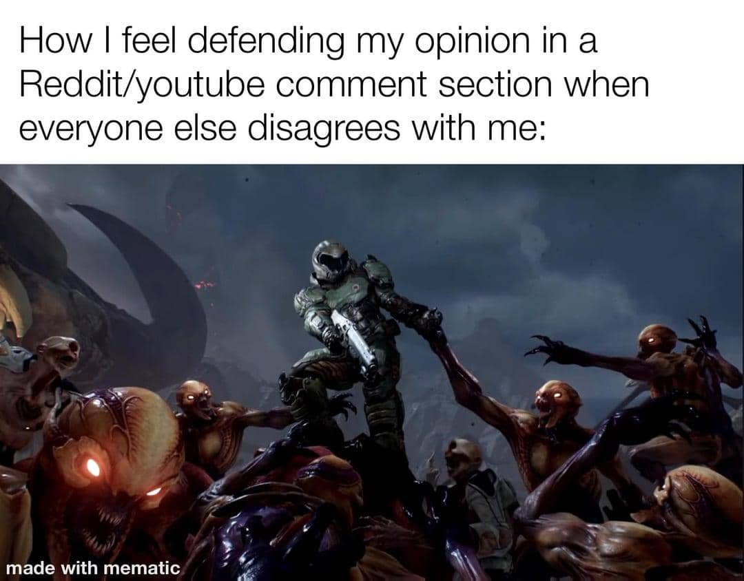 meme kartun tentang adu argumen