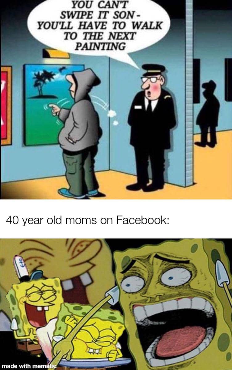 meme kartun tentang Facebook