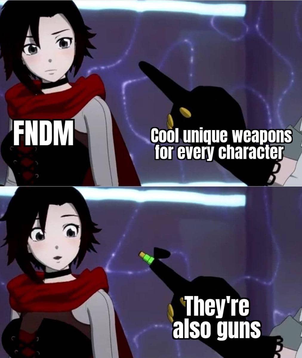 meme anime tentang senjata