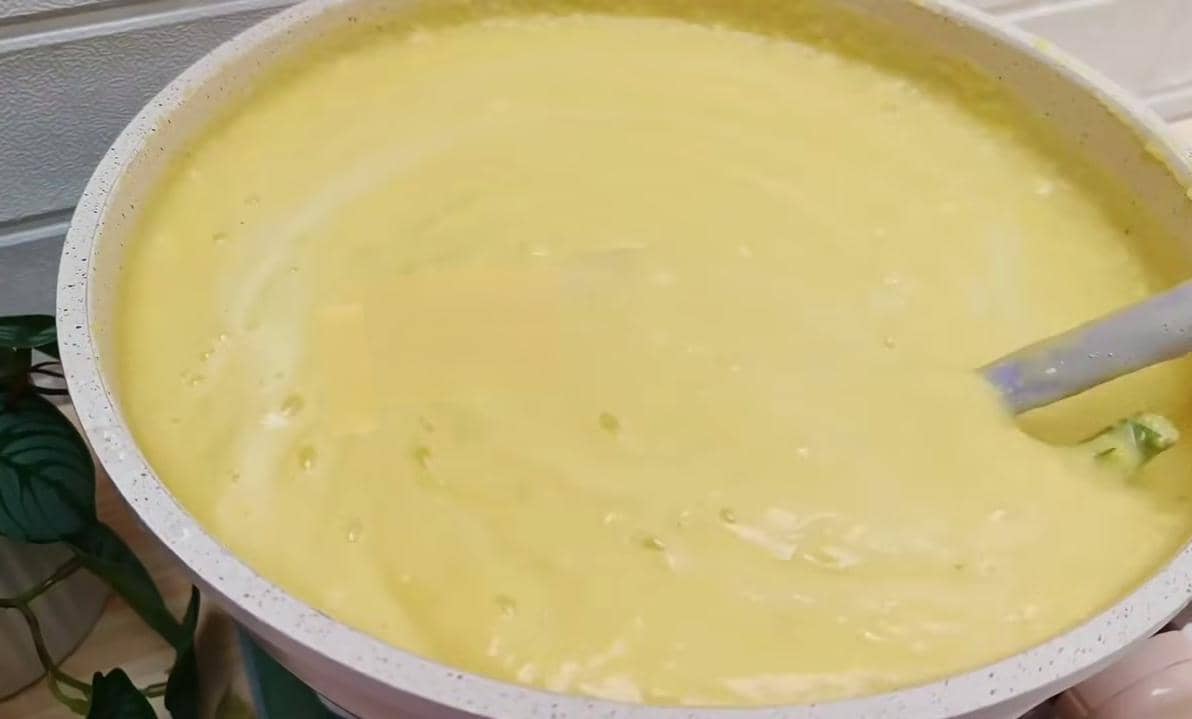 ilustrasi membuat barongko puding