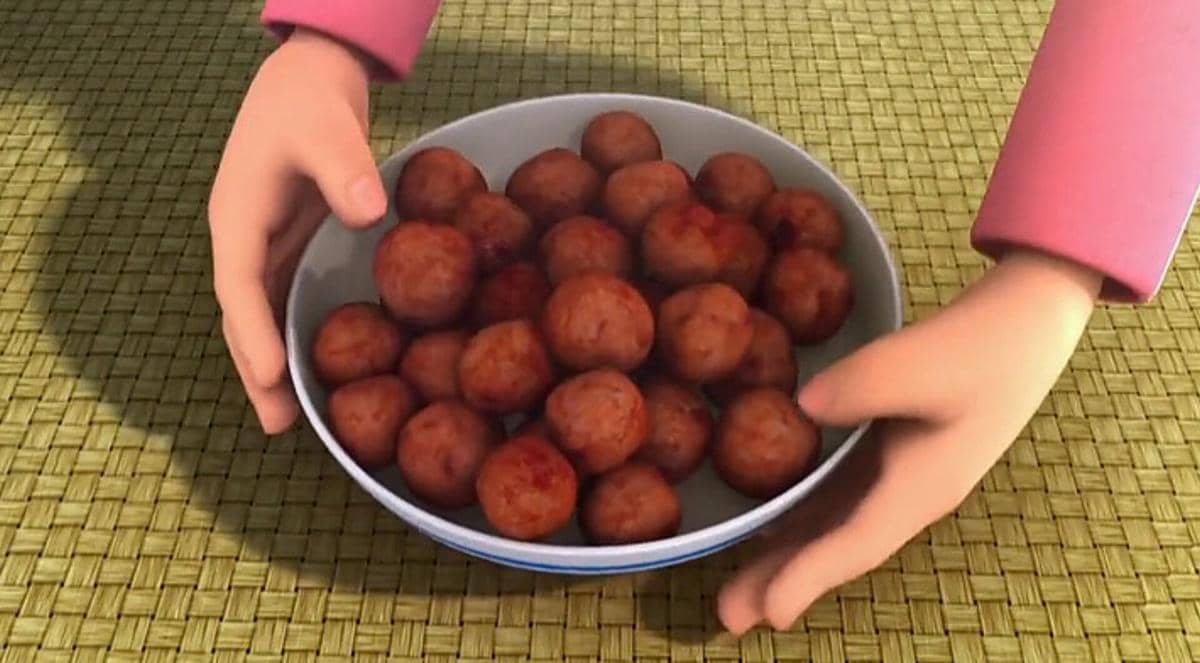 cekodok buatan Kak Ros di Upin & Ipin