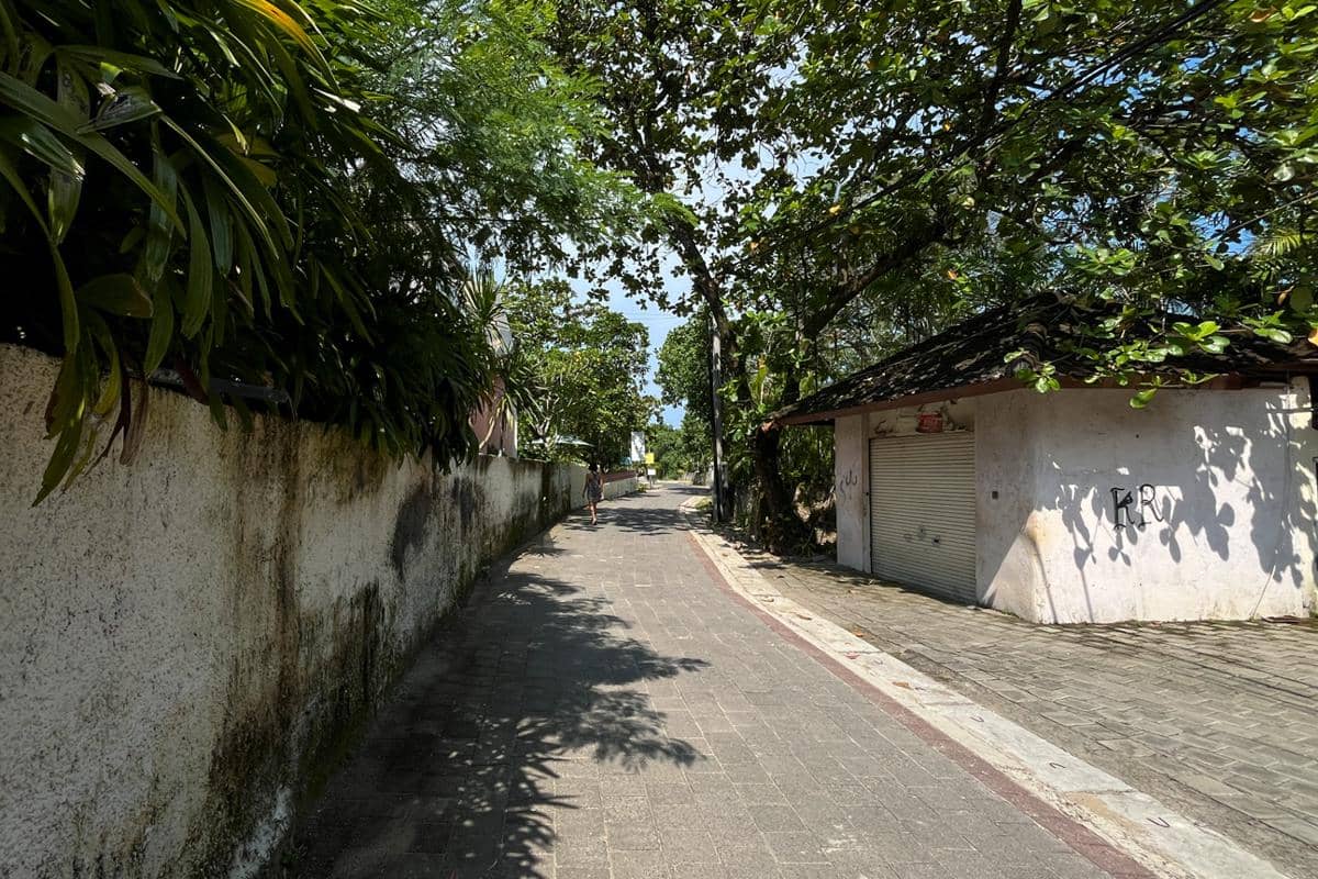 jalan masuk ke Pantai Samuh (dok.pribadi/Natalia Indah)